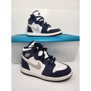 Nike Air Jordan 1 AJ1 High OG CO.JP Midnight Navy AQ2665-141 Size 9C Toddler
